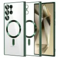Калъф за Samsung Galaxy S24 Ultra - Luxury Crystal MagSafe - Deep Green