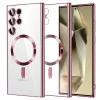 Калъф за Samsung Galaxy S24 Ultra - Luxury Crystal MagSafe - Розов