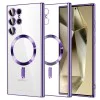 Калъф за Samsung Galaxy S24 Ultra - Luxury Crystal MagSafe - Светло лилав