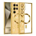 Калъф за Samsung Galaxy S24 Ultra - Luxury Glitter MagSafe - Златен