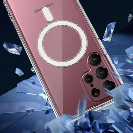 Калъф за Samsung Galaxy S24 Ultra - MagSafe Pro - Прозрачен