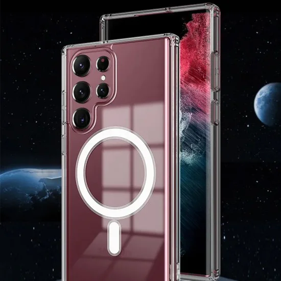 Калъф за Samsung Galaxy S24 Ultra - MagSafe Pro - син