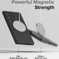 Калъф за Samsung Galaxy S24 Ultra - Ringke Silicone Magnetic MagSafe - Черен