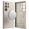 Калъф за Samsung Galaxy S24 Ultra - Ringke Silicone Magnetic MagSafe - Stone