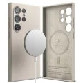 Калъф за Samsung Galaxy S24 Ultra - Ringke Silicone Magnetic MagSafe - Stone