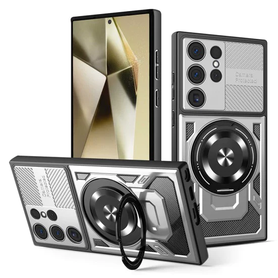 Калъф за Samsung Galaxy S24 Ultra - RuggedCam - Сив