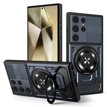 Калъф за Samsung Galaxy S24 Ultra - RuggedCam - син