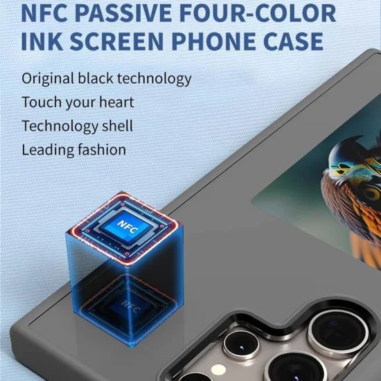 Калъф за Samsung Galaxy S24 Ultra - SmartScreen NFC - Черен