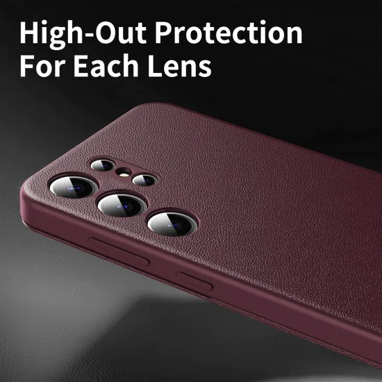 Калъф за Samsung Galaxy S24 Ultra - SmartView Series - Червен
