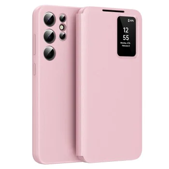 Калъф за Samsung Galaxy S24 Ultra - SmartView Series - Розов