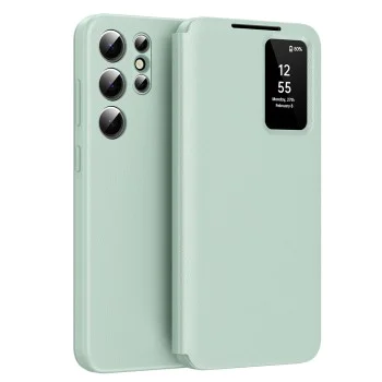 Калъф за Samsung Galaxy S24 Ultra - SmartView Series - Зелен