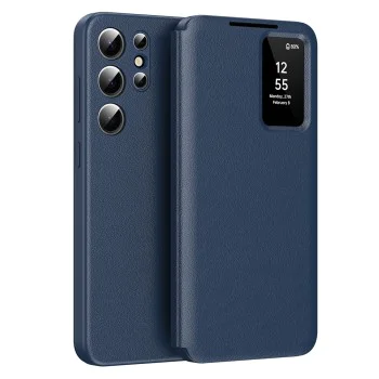 Калъф за Samsung Galaxy S24 Ultra - SmartView Series - син