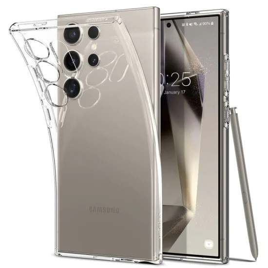 Калъф за Samsung Galaxy S24 Ultra - Spigen Liquid Crystal - Clear