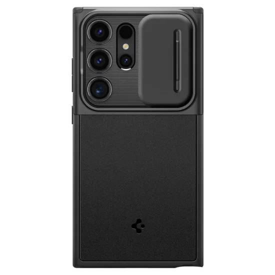Калъф Samsung Galaxy S24 Ultra - Spigen Optik Armor - Черен