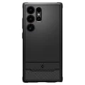 Калъф за Samsung Galaxy S24 Ultra - Spigen - Rugged Armor - Черен