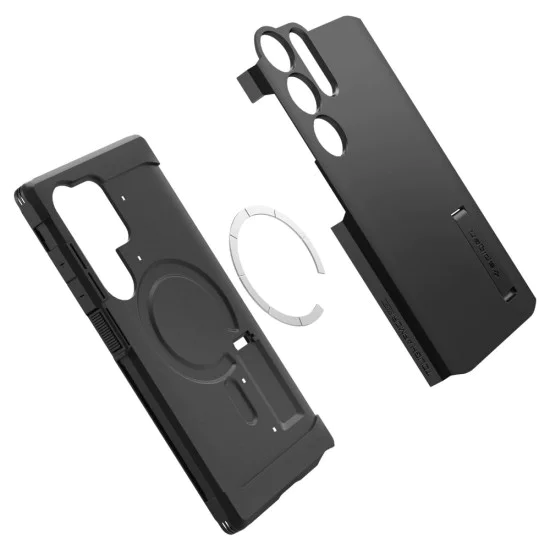 Калъф за Samsung Galaxy S24 Ultra - Spigen - Tough Armor MagSafe - Черен