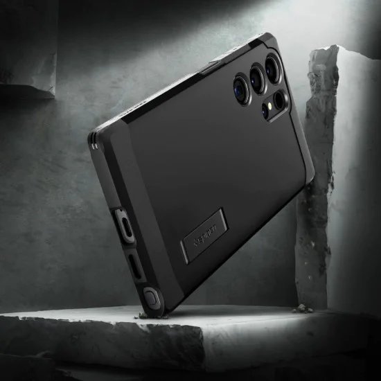 Калъф за Samsung Galaxy S24 Ultra - Spigen - Tough Armor - черен