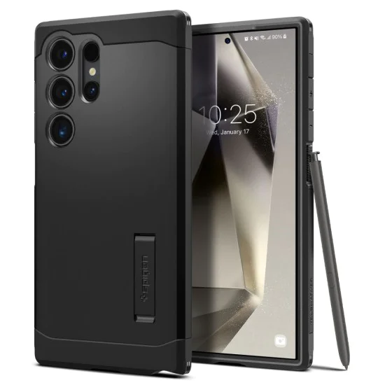 Калъф за Samsung Galaxy S24 Ultra - Spigen - Tough Armor - черен