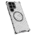 Калъф за Samsung Galaxy S24 Ultra - Techsuit - HoneyComb Shield MagSafe - Бял