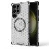 Калъф за Samsung Galaxy S24 Ultra - Techsuit - HoneyComb Shield MagSafe - Бял