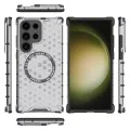 Калъф за Samsung Galaxy S24 Ultra - Techsuit - HoneyComb Shield MagSafe - Бял