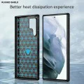 Калъф за Samsung Galaxy S24 Ultra - Techsuit - Карбонов силикон - Син