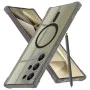 Калъф за Samsung Galaxy S24 Ultra - Techsuit - Удароустойчив Clear Silicone MagSafe - Опушено Черен
