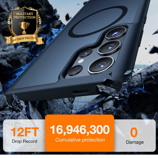 Калъф за Samsung Galaxy S24 Ultra - Torras Guardian Magnetic Series - черен