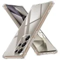 Калъф за Samsung Galaxy S24 Ultra - Удароустойчив Прозрачен Силиконов - Прозрачен