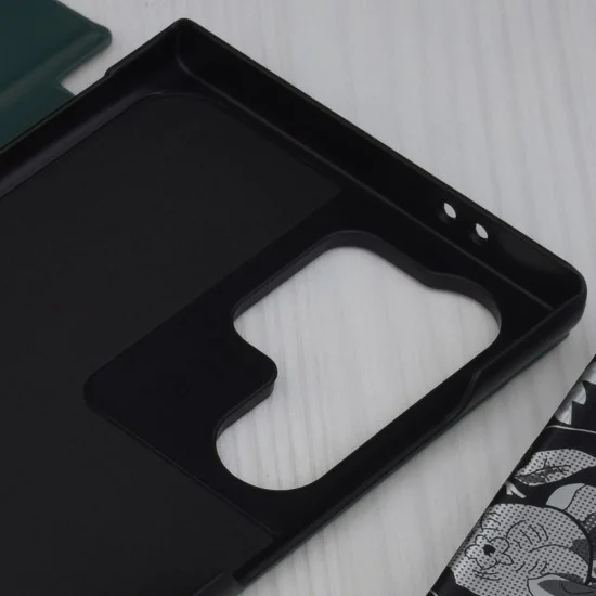 Калъф за Samsung Galaxy S24 Ultra - eFold Series - Тъмно зелен