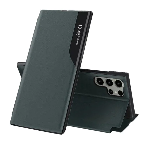 Калъф за Samsung Galaxy S24 Ultra - eFold Series - Тъмно зелен
