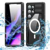 Калъф Samsung Galaxy S24 Ultra - водоустойчив корпус ShellBox IP68 - черен