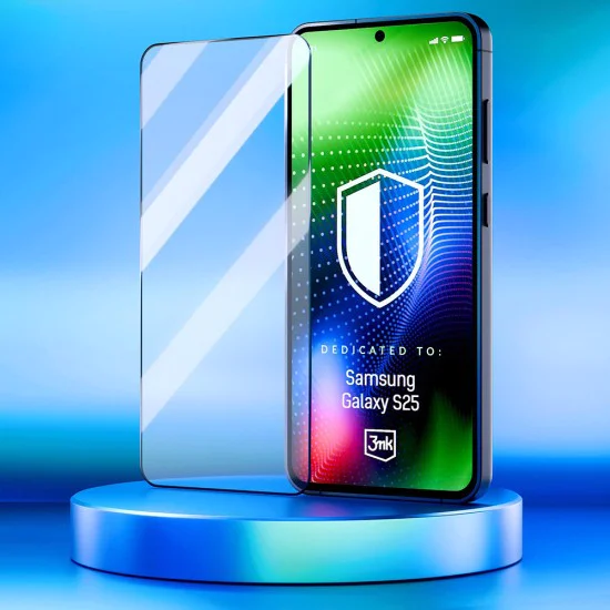 Калъф за Samsung Galaxy S25 - 3mk - Hardy Ultra Glass - Черен