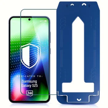 Калъф за Samsung Galaxy S25 - 3mk - Hardy Ultra Glass - Черен