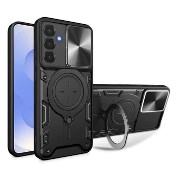 Калъф за Samsung Galaxy S25 - CamGuard Pro - черен