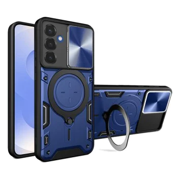 Калъф за Samsung Galaxy S25 - CamGuard Pro - син