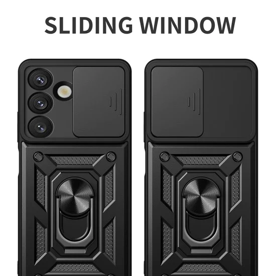 Калъф за Samsung Galaxy S25 - CamShield Series - черен