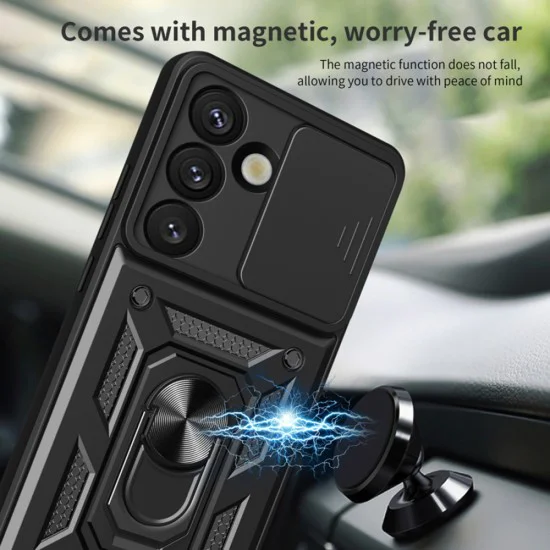 Калъф за Samsung Galaxy S25 - CamShield Series - зелен