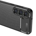 Калъф за Samsung Galaxy S25 - CarbonFiber - Черен