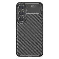 Калъф за Samsung Galaxy S25 - CarbonFiber - Черен