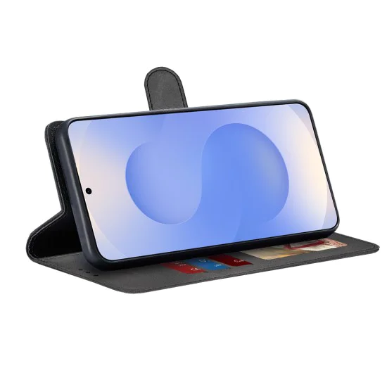 Калъф за Samsung Galaxy S25 - Дневник - Черен