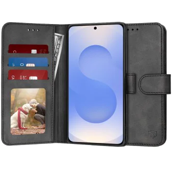 Калъф за Samsung Galaxy S25 - Дневник - Черен