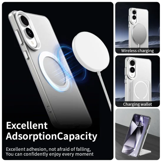 Калъф за Samsung Galaxy S25 Edge - CandyCase MagSafe - Бял