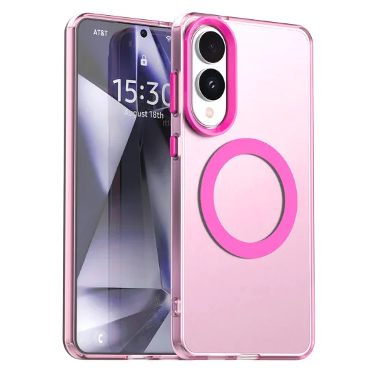 Калъф за Samsung Galaxy S25 Edge - CandyCase MagSafe - Розов
