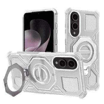 Калъф за Samsung Galaxy S25 Edge - Carbon Shield PRO - Бял Прозрачен