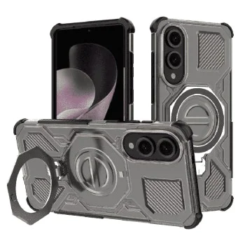 Калъф за Samsung Galaxy S25 Edge - Carbon Shield PRO - Smoke Black