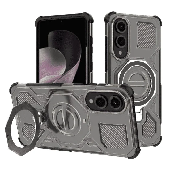 Калъф за Samsung Galaxy S25 Edge - Carbon Shield PRO - Smoke Black