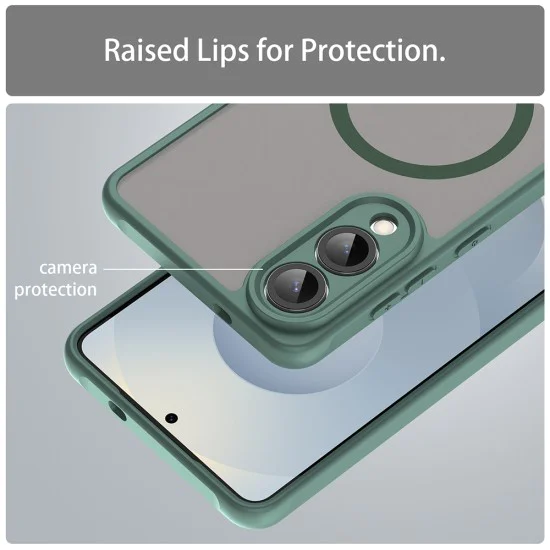 Калъф за Samsung Galaxy S25 Edge - HaloFrost II MagSafe - Зелен