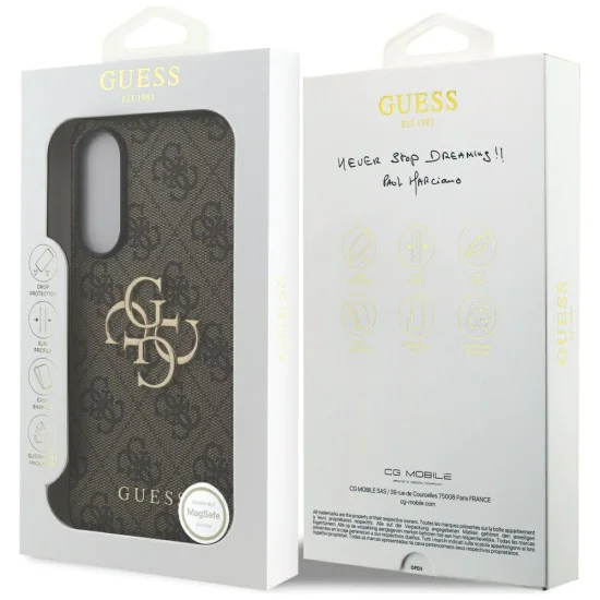 Калъф за Samsung Galaxy S25 Edge - Hardcase Big 4G Logo Classic Logo (GUHCS25E4GMGBR) - Кафяв