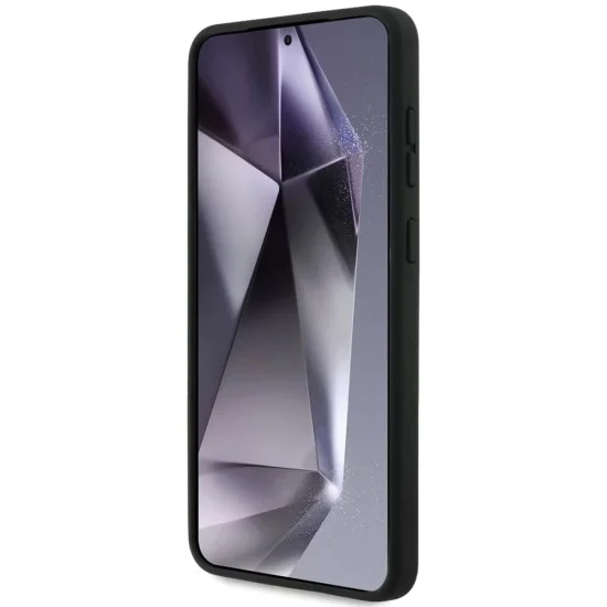 Калъф за Samsung Galaxy S25 Edge - Karl Lagerfeld - Силиконов Двойни Глави MagSafe (KLHMS25ESKCHTCK) - Черен